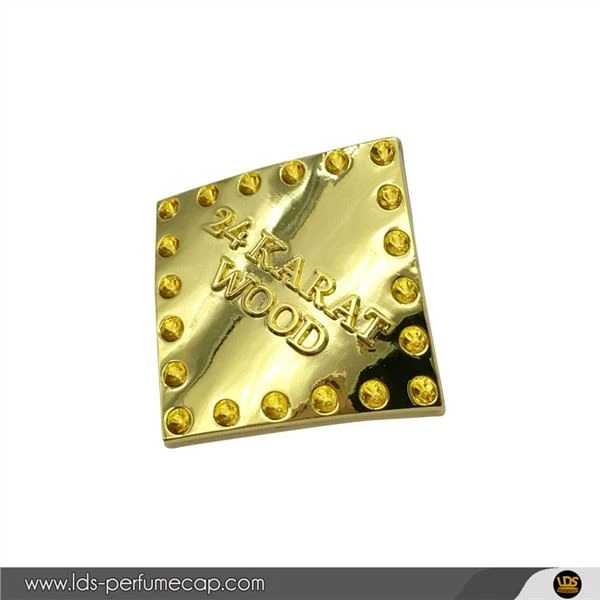 Металева етикетка Diamond Gold Zamac